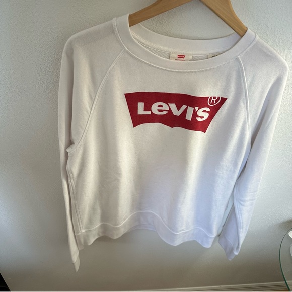 Levi's Tops - Levi’s Sweatshirt White size L Women